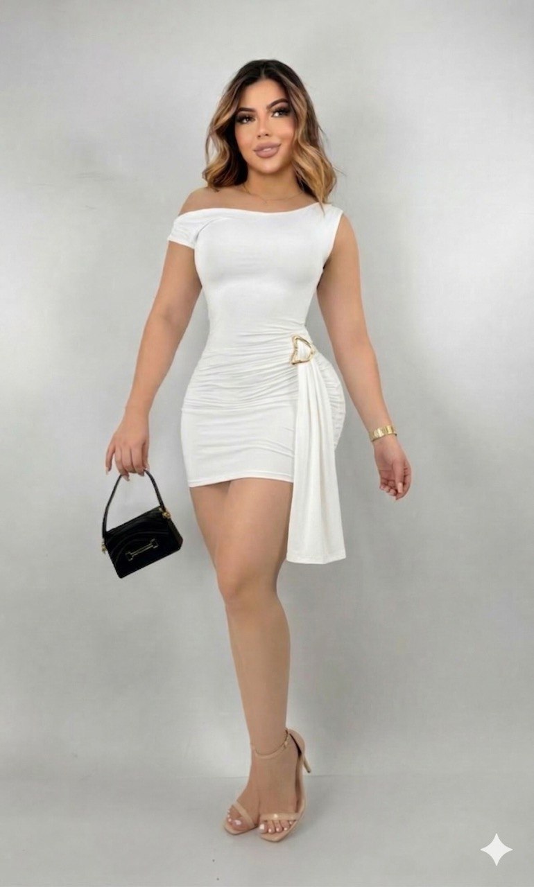 Vestido Elegante Ajustado con Detalle Lateral – Sofisticación que Enamora